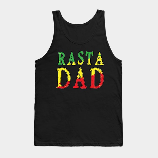 Rasta Dad Daddy , African Colors Tank Top by alzo